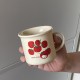 Korean Instagram-style natural green apple lemon glass water cup, refreshing heat-resistant juice cup, simple and artistic milk cup Korean Instagram-style natural green apple lemon glass water cup, refreshing heat-resistant juice cup, simple and artistic milk cup
