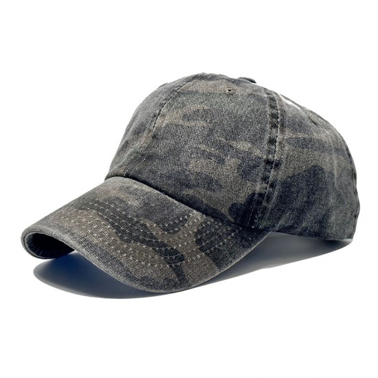 Cross-border best-selling, one-piece, washed denim baseball caps for women, NEW embroidery YORK men's sun hat