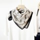 Japanese and Korean simple, repetitive, creative horse print square scarves for spring and summer, stylish, thin, elegant square scarves for daily commuting Japanese and Korean simple, repetitive, creative horse print square scarves for spring and summer, stylish, thin, elegant square scarves for daily commuting