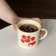 Korean Instagram-style natural green apple lemon glass water cup, refreshing heat-resistant juice cup, simple and artistic milk cup Korean Instagram-style natural green apple lemon glass water cup, refreshing heat-resistant juice cup, simple and artistic milk cup