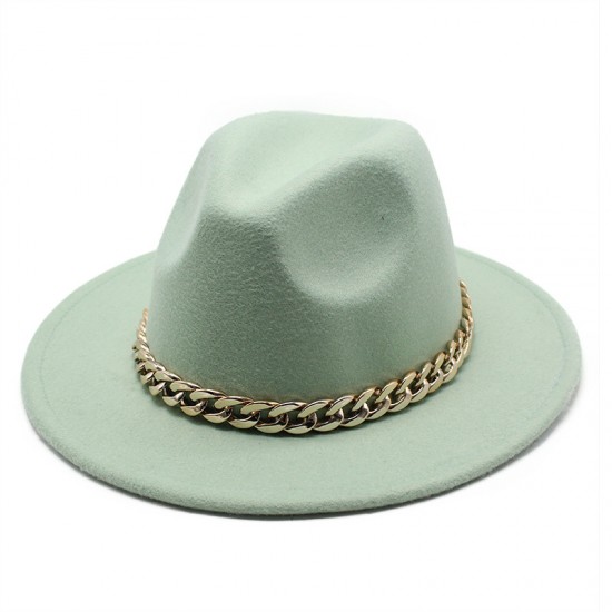 2021 Autumn/Winter British-style woolen jazz hat for men and women, European and American wide-brimmed hat, fashionable wide-brimmed felt hat 2021 Autumn/Winter British-style woolen jazz hat for men and women, European and American wide-brimmed hat, fashionable wide-brimmed felt hat