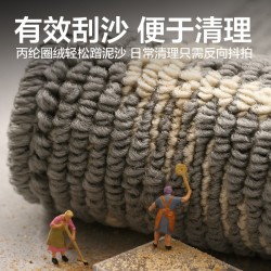 Cross-border minimalist entrance door mats, home entryway, hallway, and entrance mats, non-slip, dust-removing, and mud-scraping carpets