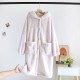Women's nightgown, pure cotton, washed cotton yarn, short-sleeved V-neck, thin summer pullover, soft and comfortable mid-length loungewear. Women's nightgown, pure cotton, washed cotton yarn, short-sleeved V-neck, thin summer pullover, soft and comfortable mid-length loungewear.