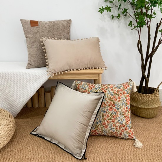 Cross-border Nordic INs all-polyester cut-out vintage yarn-dyed jacquard placemats, coasters, plates, and Western-style placemats