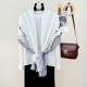 Insta-style retro print, fashionable cotton and linen long scarf, cross-border, spring and autumn travel outerwear for women. Insta-style retro print, fashionable cotton and linen long scarf, cross-border, spring and autumn travel outerwear for women.