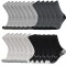 Large-size men's mid-calf sports cotton socks, breathable, sweat-wicking, waisted, non-slip, thin casual basketball and running socks