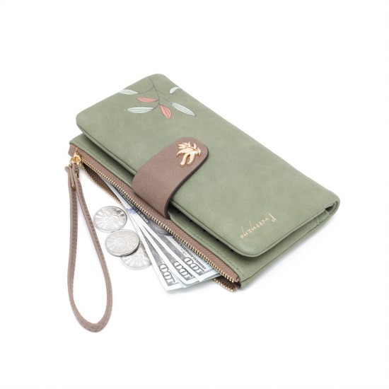 Lianbu New 2025 Wallet for Women, Long Multifunctional Large Capacity Clutch with Printed Buckle and Folding Zipper Lianbu New 2025 Wallet for Women, Long Multifunctional Large Capacity Clutch with Printed Buckle and Folding Zipper