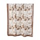 Artistic, fashionable, creative cotton and linen long scarves, spring and autumn women's stylish, retro floral print outerwear shawls.