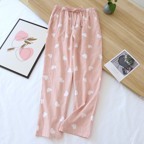 Japanese-style women's pajamas, pure cotton gauze, open-front long-sleeved, thin, spring and summer, soft crepe, comfortable autumn and winter loungewear set Japanese-style women's pajamas, pure cotton gauze, open-front long-sleeved, thin, spring and summer, soft crepe, comfortable autumn and winter loungewear set