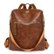 New Cross-Border Retro Women's Soft Leather Multifunctional Shoulder Bag, Simple and Versatile, Large Capacity Wholesale Backpack New Cross-Border Retro Women's Soft Leather Multifunctional Shoulder Bag, Simple and Versatile, Large Capacity Wholesale Backpack