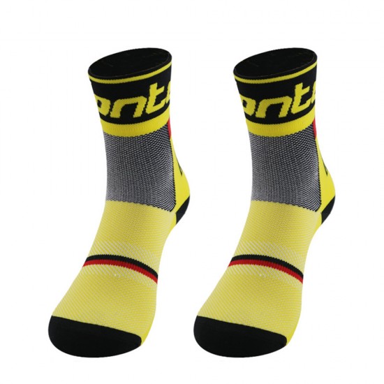 Factory direct women's sports socks with lettering, breathable, men's mid-calf socks, trendy running socks Factory direct women's sports socks with lettering, breathable, men's mid-calf socks, trendy running socks