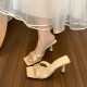 Birkenstock slippers. Women's summer outdoor shoes, 2025 new style, high-end, fashionable, versatile flat beach sandals, beachfront slippers.