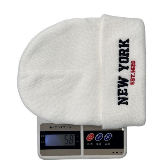 New cross-border Amazon New York letter-embroidered knitted hat, a versatile, warm beanie for men and women in autumn and winter. New cross-border Amazon New York letter-embroidered knitted hat, a versatile, warm beanie for men and women in autumn and winter.