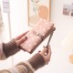 Lianbu 2024 New Long Wallet, Women's Small Fresh Print, Buckle Zipper, Multifunctional Large-Capacity Phone Bag