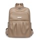 New simple women's backpacks, 2025 summer casual women's backpacks, stylish, solid-color, lightweight Longbu Women's Backpack