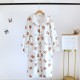 Women's summer thin, loose, short-sleeved artificial cotton loungewear, pajamas, and a fresh floral cotton bra. Women's summer thin, loose, short-sleeved artificial cotton loungewear, pajamas, and a fresh floral cotton bra.