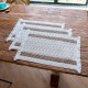 Cross-border hot-selling placemats, farmhouse retro jute tassel table mats, round bowl mats, rectangular insulation mats, napkins.