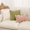 Nordic living room sofa pillowcase, small daisy flower, bay window cartoon girl pillow, bedside cushion