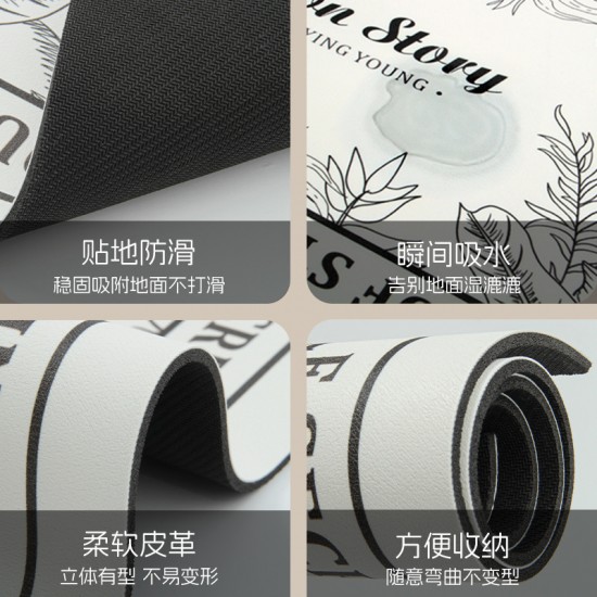 Linen woven bathroom mats, absorbent bathroom doormats, quick-drying, soft bathroom mats with wet/dry separation. Linen woven bathroom mats, absorbent bathroom doormats, quick-drying, soft bathroom mats with wet/dry separation.