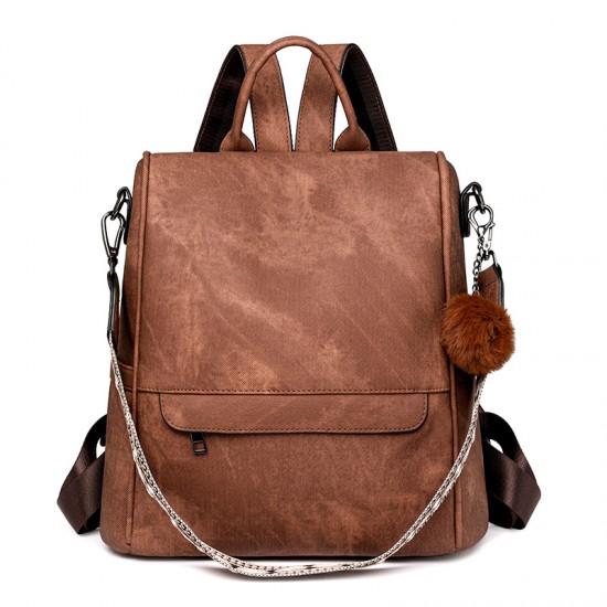 Women's school bags, cross-border PU backpacks, wholesale multifunctional backpacks