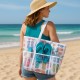 Cross-border double-layer cosmetic bag, heightened and large-capacity, portable travel makeup storage bag