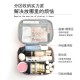 Cross-border hot-selling, 40% off, wet/dry separation, multi-color hanging toiletry and cosmetics storage bag.