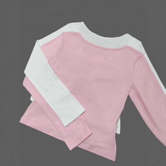 European and American cross-border women's clothing: New summer sexy, stylish, slim-fitting, navel-baring solid color long-sleeved top, T-shirt for women. European and American cross-border women's clothing: New summer sexy, stylish, slim-fitting, navel-baring solid color long-sleeved top, T-shirt for women.