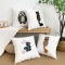 French light luxury chiffon cake-skirted pillows for Ins, fashionable candy solid color ruffled sofa cushions.