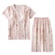 Women's autumn and winter flannel pajamas, thickened, warm, heart-shaped coral fleece, tapered, loose loungewear