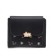 New Japanese and Korean style short women's wallet, stylish, printed, tri-fold, buckle, zipper, multifunctional coin purse, card holder
