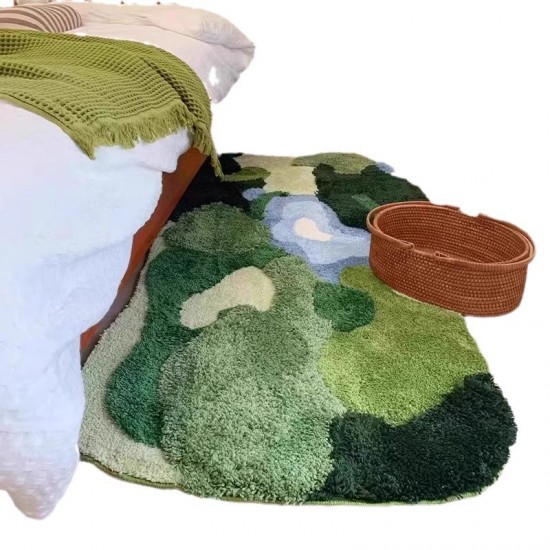 Cross-border popular, highly absorbent bathroom entrance mat, non-slip, thickened, quick-drying checkerboard pattern, toilet, and bathroom floor mat. Cross-border popular, highly absorbent bathroom entrance mat, non-slip, thickened, quick-drying checkerboard pattern, toilet, and bathroom floor mat.