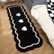 Ins-style high-end bathroom floor mats Household bathroom absorbent quick-drying mats, bedroom bedside flocked carpets Ins-style high-end bathroom floor mats Household bathroom absorbent quick-drying mats, bedroom bedside flocked carpets