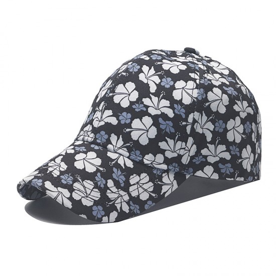 Cross-border pure cotton personalized small floral print baseball hats, versatile outdoor tie-dye hats Cross-border pure cotton personalized small floral print baseball hats, versatile outdoor tie-dye hats