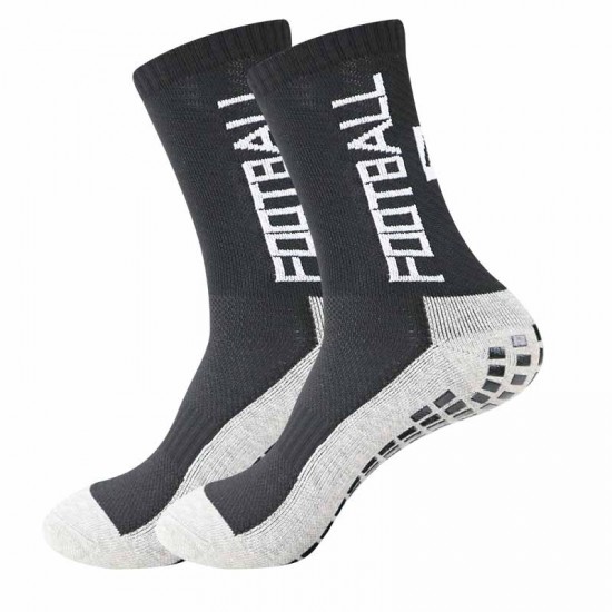 Men's rubberized soccer socks, non-slip training mid-calf socks with a thickened towel sole, professional sports socks wholesale Men's rubberized soccer socks, non-slip training mid-calf socks with a thickened towel sole, professional sports socks wholesale