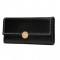 Lovebu New Cross-Border Long Women's Wallet with Solid Color Bow Clasp and Trifold Embroidered Clutch