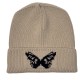 Cross-border autumn and winter Dong Jie-style butterfly beanie, versatile face-flattering small warm earmuffs for women, trendy beanie.