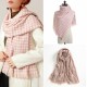 Houndstooth scarf for women, winter 2025 new plaid imitation cashmere scarf wholesale manufacturer, thickened shawl neckerchief for women Houndstooth scarf for women, winter 2025 new plaid imitation cashmere scarf wholesale manufacturer, thickened shawl neckerchief for women