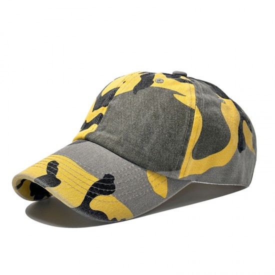 Cross-border best-selling, one-piece, washed denim baseball caps for women, NEW embroidery YORK men's sun hat