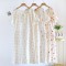 New spring and summer women's pajamas, pure cotton yarn-dyed jacquard long-sleeved trousers, thin, loose two-piece loungewear set.