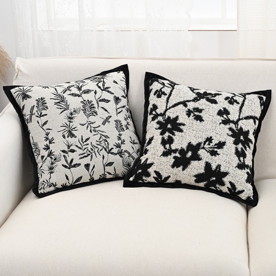 Tufted pillows, ethnic style pillowcases, home decor, living room sofa and bed cushions, removable and washable cotton and linen lumbar support pillows Tufted pillows, ethnic style pillowcases, home decor, living room sofa and bed cushions, removable and washable cotton and linen lumbar support pillows