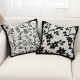 Tufted pillows, ethnic style pillowcases, home decor, living room sofa and bed cushions, removable and washable cotton and linen lumbar support pillows Tufted pillows, ethnic style pillowcases, home decor, living room sofa and bed cushions, removable and washable cotton and linen lumbar support pillows