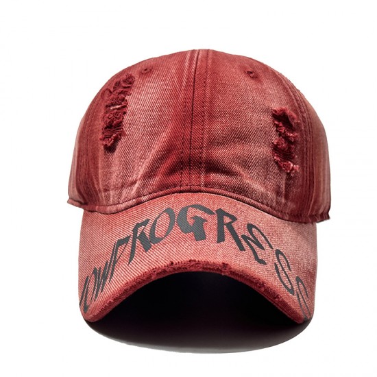 American Retro Distressed Baseball Cap for Women, All-Season Versatile Wide-Brim Ripped Baseball Cap, Outdoor Curved-Brim Sunshade Hat for Men American Retro Distressed Baseball Cap for Women, All-Season Versatile Wide-Brim Ripped Baseball Cap, Outdoor Curved-Brim Sunshade Hat for Men