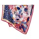 European and American cross-border multi-color stitched imitation silk 90 square scarf for women, personalized, niche, creative, multi-element printed shawl European and American cross-border multi-color stitched imitation silk 90 square scarf for women, personalized, niche, creative, multi-element printed shawl