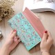 Cross-Border European and American Popular Women's Long Wallet with Retro Print and Fashionable Wallet, Clutch, and Coin Purse