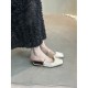 Green wonderland! Satin pointed-toe bow high heels for women, spring shallow-cut sandals. Green wonderland! Satin pointed-toe bow high heels for women, spring shallow-cut sandals.