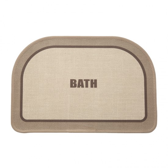 Linen woven bathroom floormat, quick-drying absorbent bathroom mat, wet/dry separation bathroom floormat. Linen woven bathroom floormat, quick-drying absorbent bathroom mat, wet/dry separation bathroom floormat.
