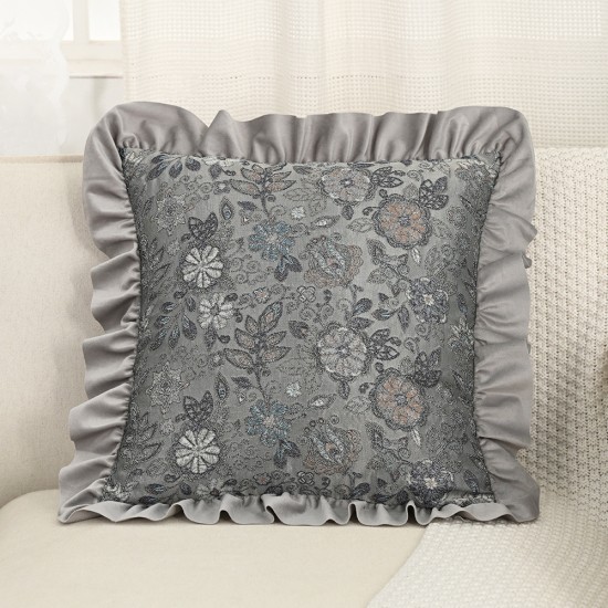 Cross-border Nordic ins ribbon flower ruffled skirt pillowcases, French-style lumbar pillows for sofas and bedrooms. Cross-border Nordic ins ribbon flower ruffled skirt pillowcases, French-style lumbar pillows for sofas and bedrooms.