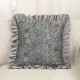 Cross-border Nordic ins ribbon flower ruffled skirt pillowcases, French-style lumbar pillows for sofas and bedrooms. Cross-border Nordic ins ribbon flower ruffled skirt pillowcases, French-style lumbar pillows for sofas and bedrooms.