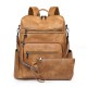 New cross-border women's PU business backpacks, large-capacity laptop backpacks, fashionable commuter bags, multi-purpose backpacks wholesale New cross-border women's PU business backpacks, large-capacity laptop backpacks, fashionable commuter bags, multi-purpose backpacks wholesale