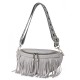 Bags, summer crossbody bag, European and American retro tassel pleated chest bag, macaron color women's small bag wholesale